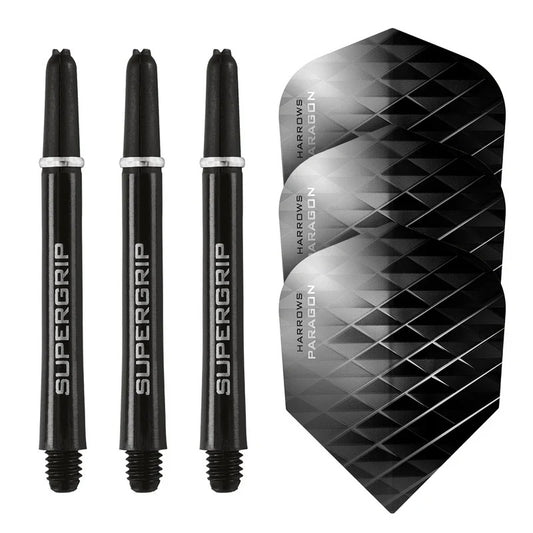 Flights & Shafts H. Black/Silver