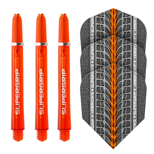 Flights & Shafts H. Orange/Silver