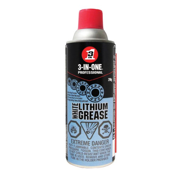 White Lithium Grease Spray 290g 3-In-1