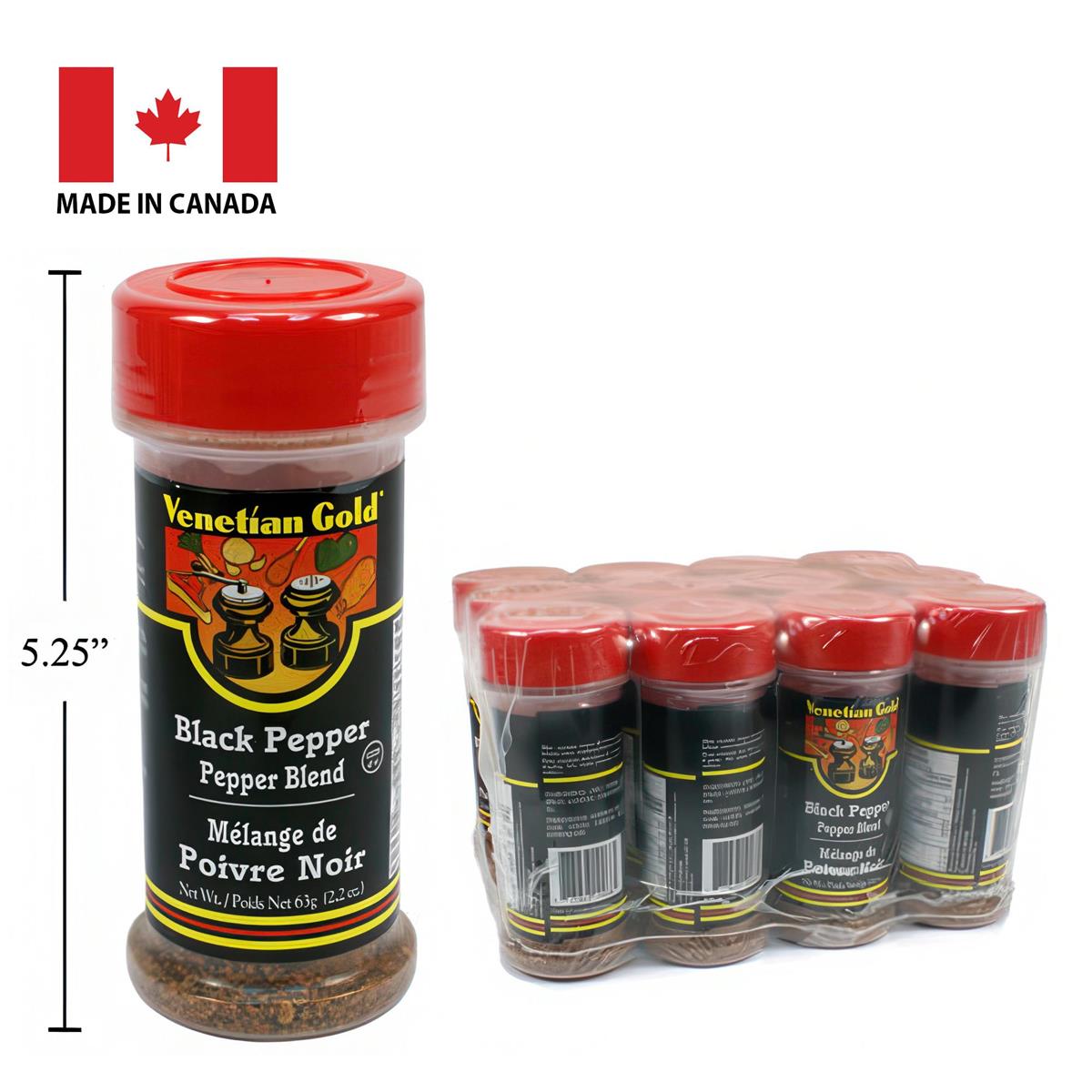 Black Pepper Blend 63g. V. Gold  - each sold individually