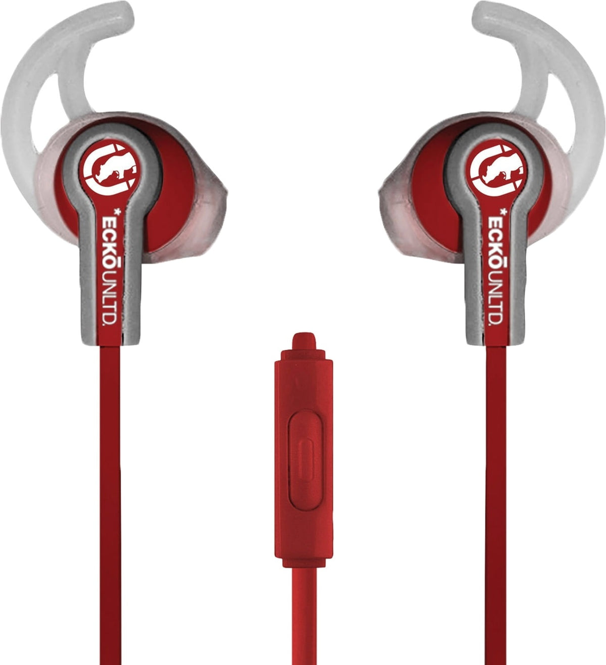 Fuse Sport Earbuds w/Inline Microphone Red Eacko Unltd