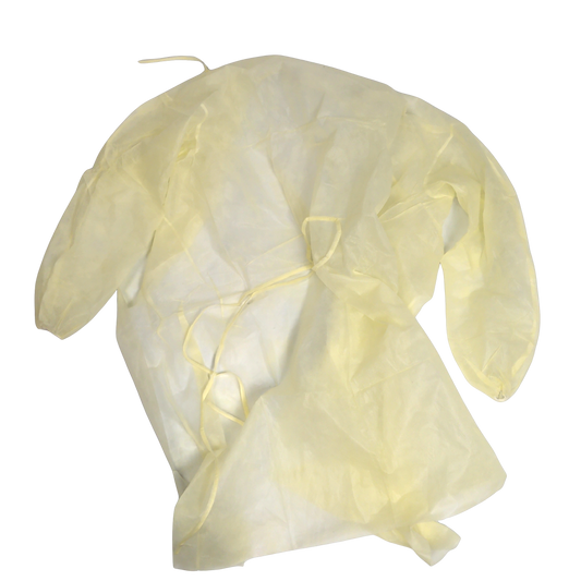 Disposable Hospital Gown Large Yellow