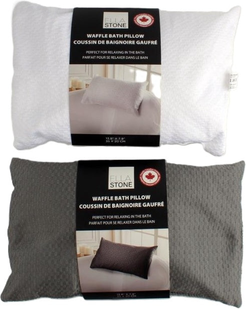 Waffle Bath Pillow 13.8" x 7.9" Ella Stone