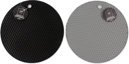 Silicone Trivet Ass't Colours 7" ITY