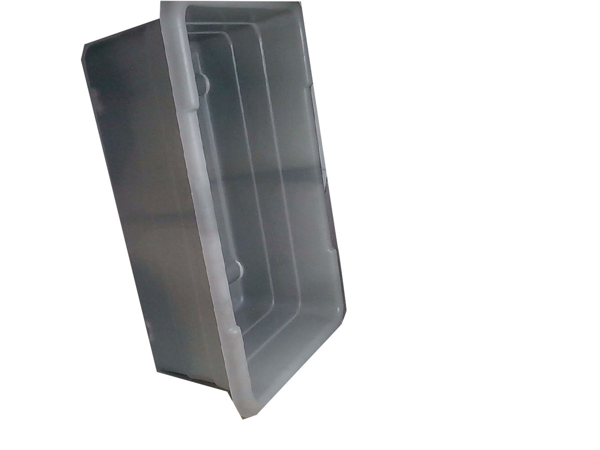 Grand bac de rangement 56x34x22 cm, coloris assortis