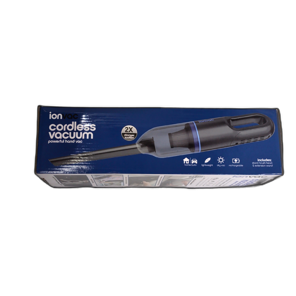 Cordless Hand Vac Blu Ionvac 2x Stronger