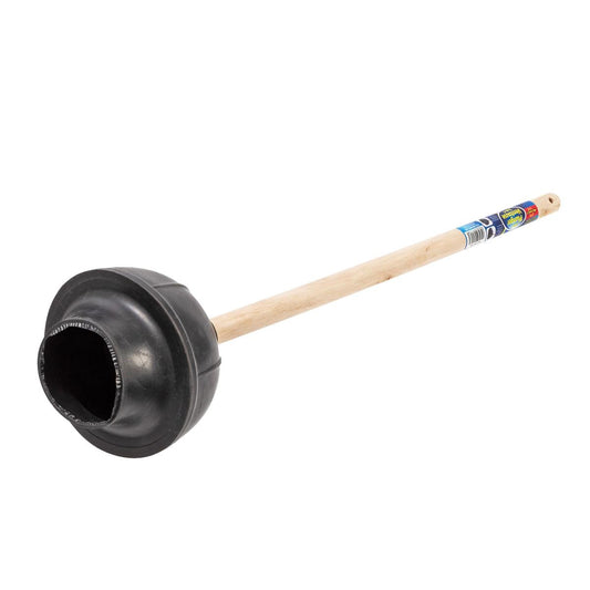 Plunger Varnished Handle Action-1  21" 2-in-1 - Additional View