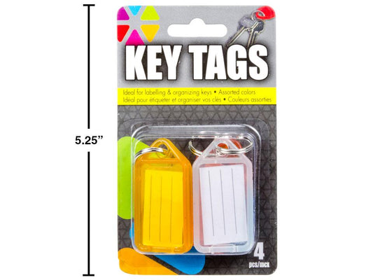 Key Tag Organizers 4-pc b/c