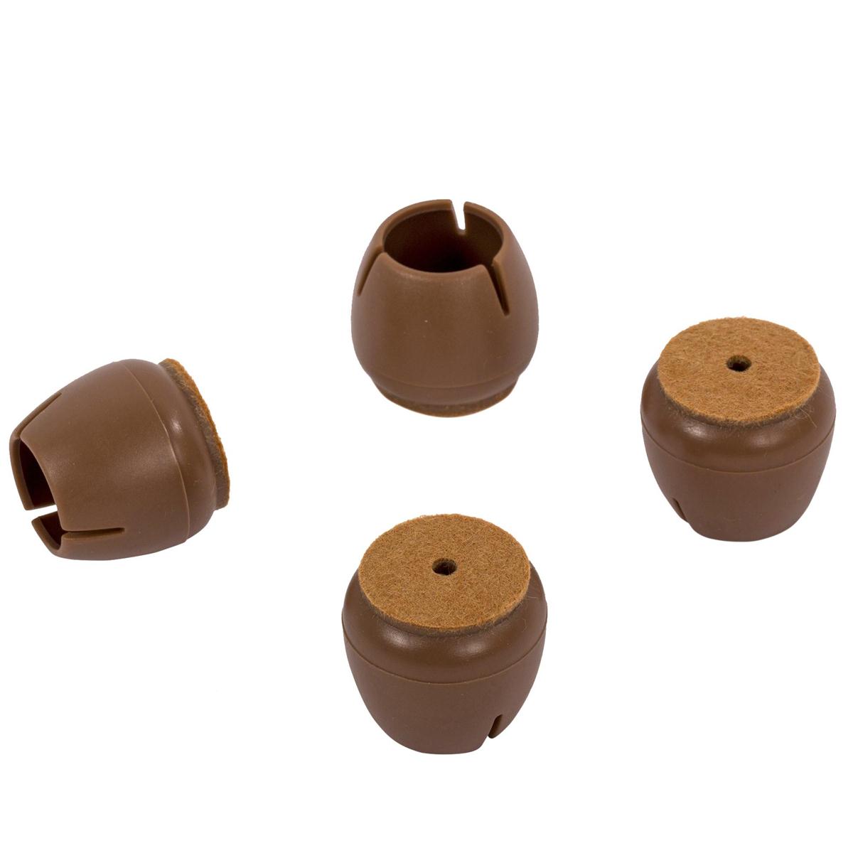 Round Chair Leg Caps 4-pc. 20-30mm. Home Essentials