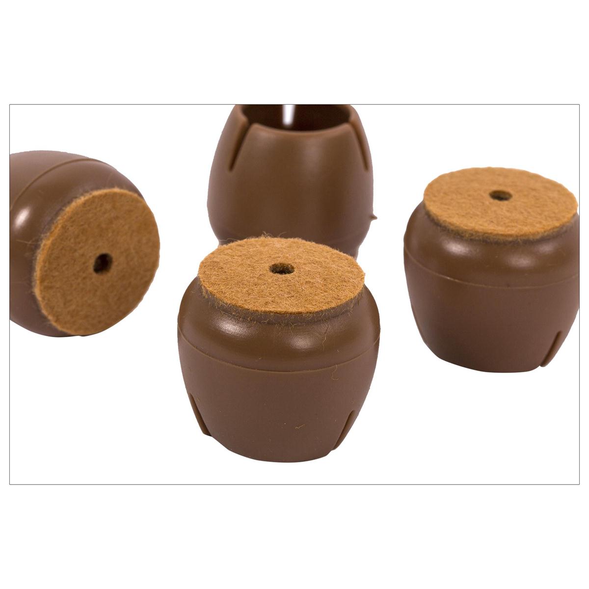 Round Chair Leg Caps 4-pc. 20-30mm. Home Essentials