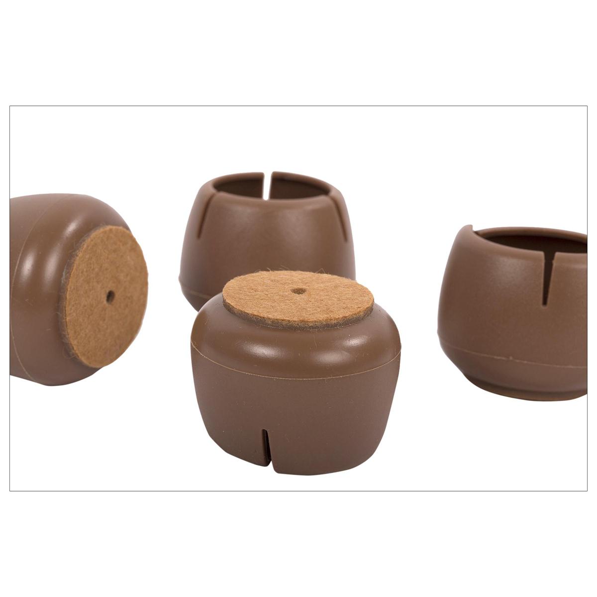 Round Chair Leg Caps 4-pc. 30-40mm. Home Essentials
