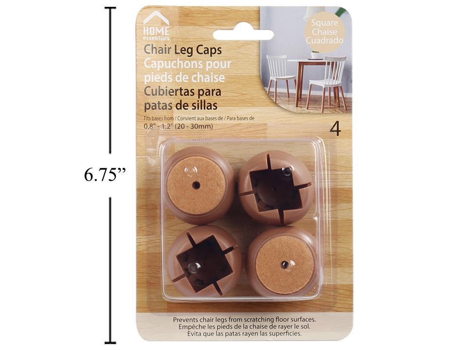 Square Chair Leg Cap 4-pc. 21-31mm.Home Essentials