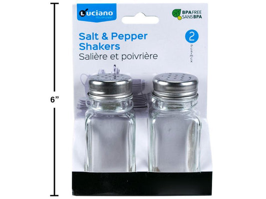 Salt and Pepper Shaker 2pc. Luciano