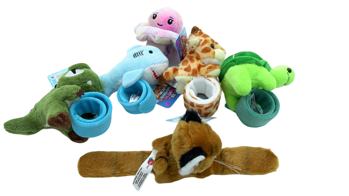 Animal Snap Plush Bracelet Assorted