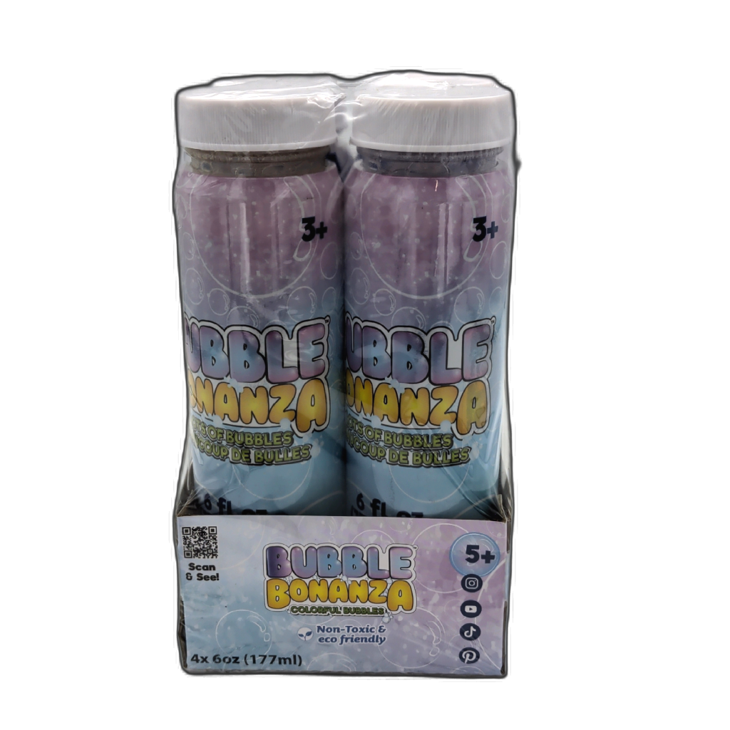 Bubble Bonanza 4 x 6oz. Bottles Assorted (Or $0.99ea.)