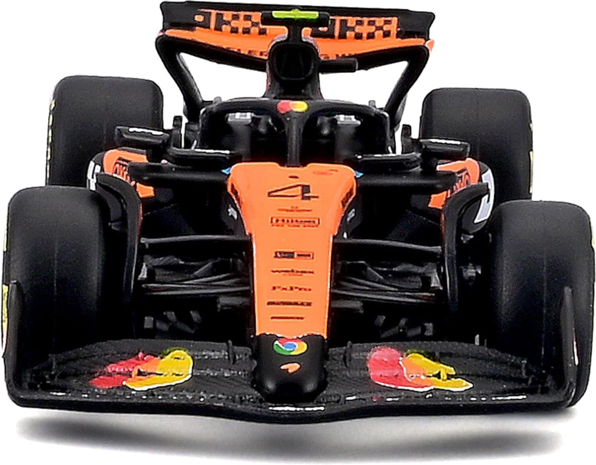 Die Cast Car Formula 1 Team McLaren MCL39 Oscar Piastri Size 1:64 Burago - Additional View