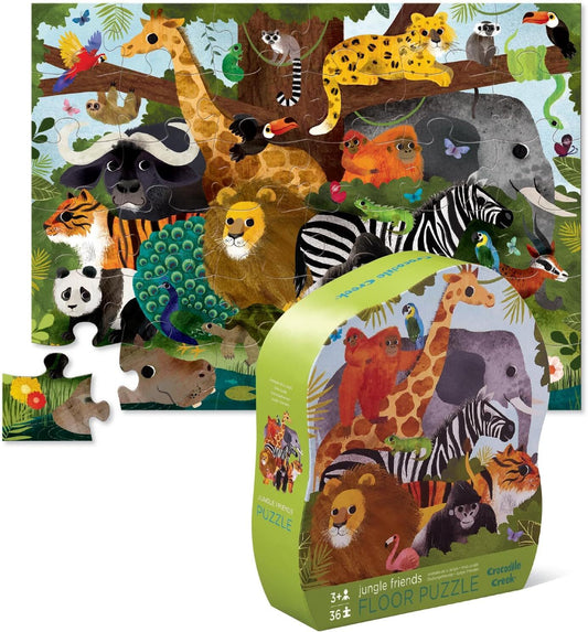 Jungle Friends Floor Puzzle 36pc. Crocodile Creek