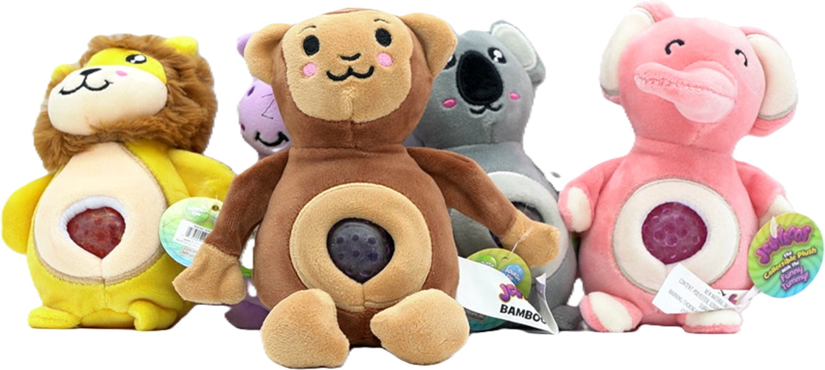 Jellyroos Animal Plush w/Squishy Tummy Assorted