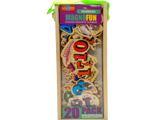 Magna Fun Wooden Magnetic Numbers 20pk T.s. Shure