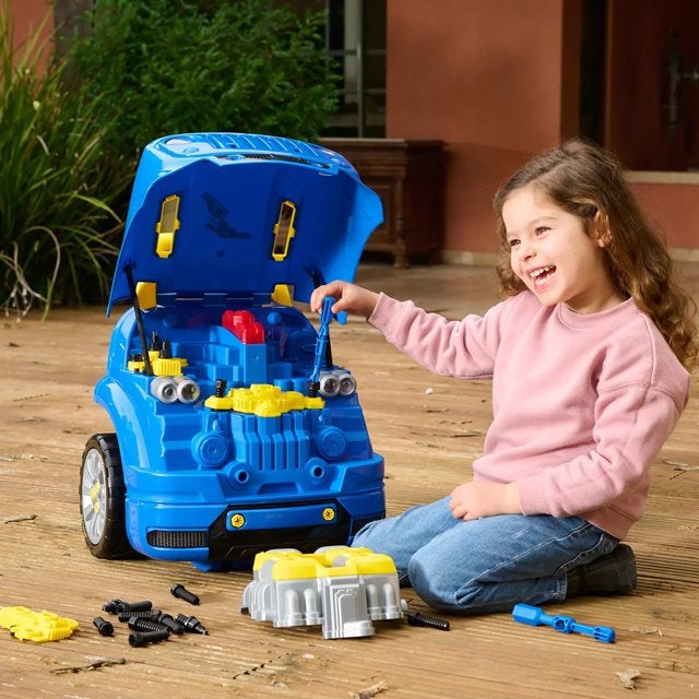 Mega Car Engine Repair Set Toy 61pcs. W/light & Sound Good Year
