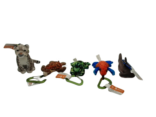 Plush Animal w/Clip Wild Republic Assorted (EACH SOLD INDIVIDUALLY)