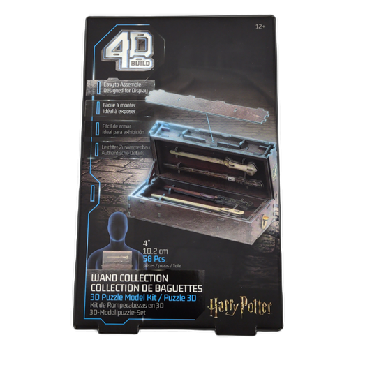 Harry Potter 3d Puzzle Model Kit Wand Collection 4" 4d Build