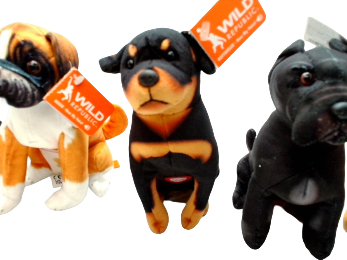 Rescue Dogs 8" Plush Assorted Wild Republic (EACH SOLD INDIVIDUALLY) - Additional View