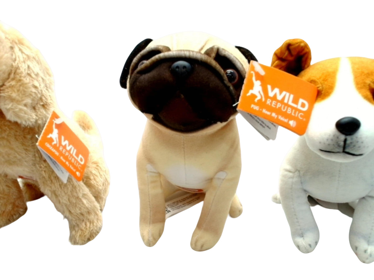 Rescue Dogs 8" Plush Assorted Wild Republic (EACH SOLD INDIVIDUALLY) - Additional View