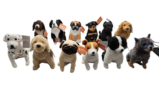 Rescue Dogs 8" Plush Assorted Wild Republic (EACH SOLD INDIVIDUALLY)