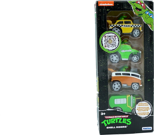 Teenage Mutant Ninja Turtles Shell Riders 4pk. Ass't Diecast Vehicles