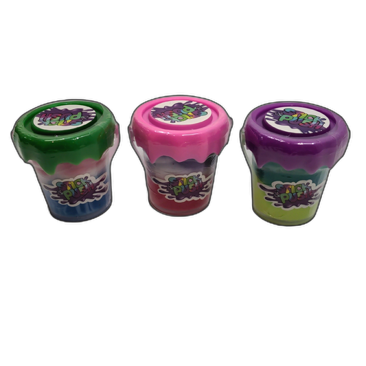 Slime Stick & Push Assorted Colours In Pail