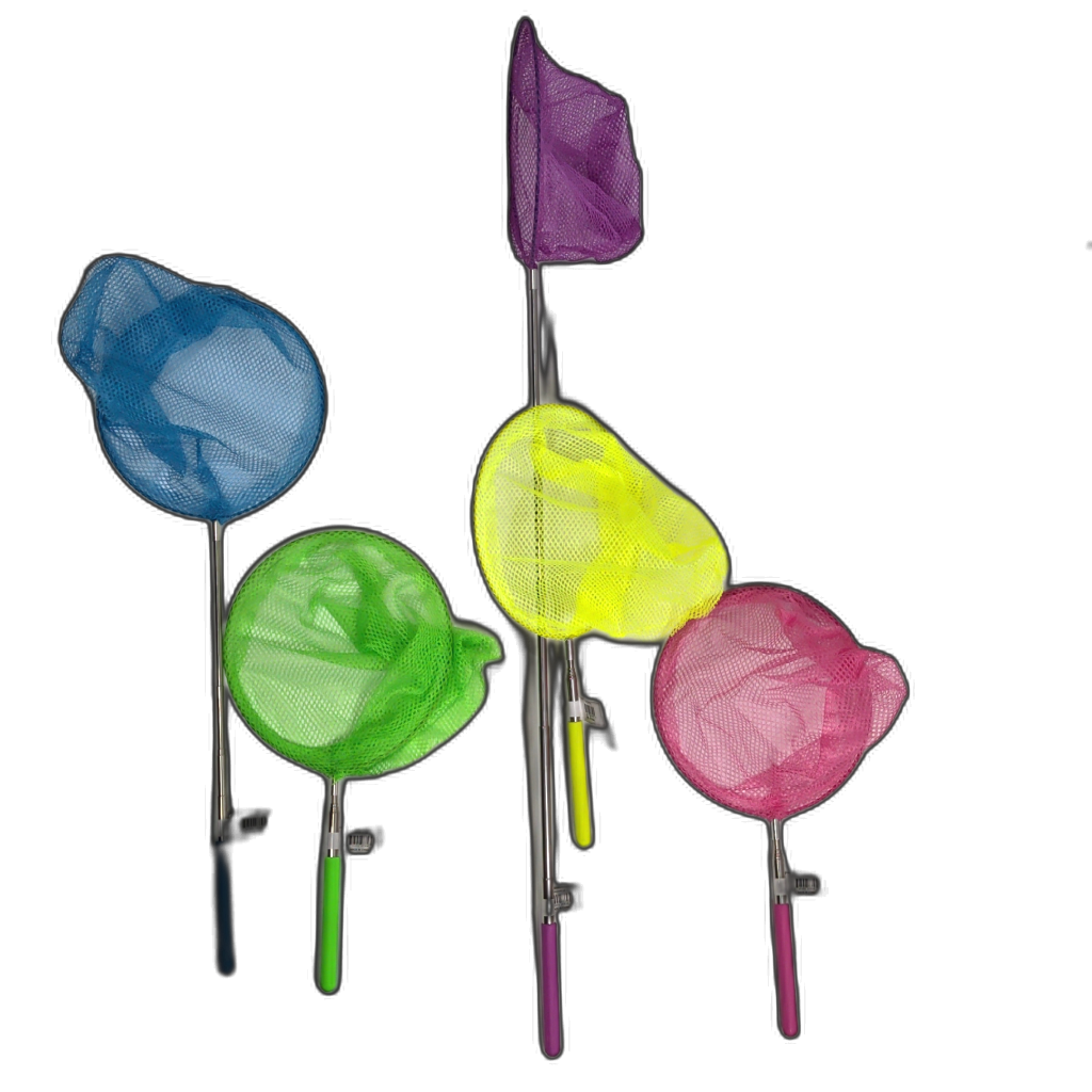 Telescopic Butterfly Net 8" Diam. Extends To 34" Assorted Colours