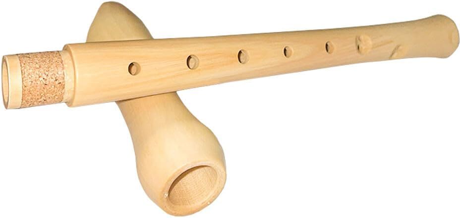 Wooden Recorder 8 Hole Soprano Baroque Fingering w/Storage Bag & Cleaning Stick Clifton - Additional View