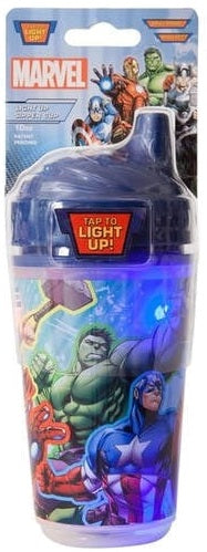Light Up Sipper Cup Blue Marvel 10oz. (or 2/$9.99)