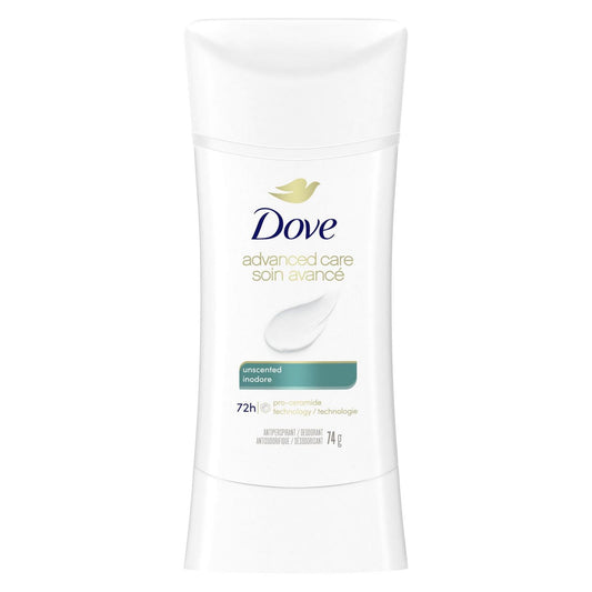 Dove Deodorant Unscented 74g. Advanced Care