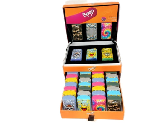Jet Flame Lighter Refillable Beep Assortment #1