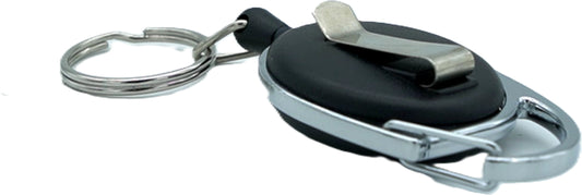 Belt Clip Carabiner w/24" Retractable Key Ring