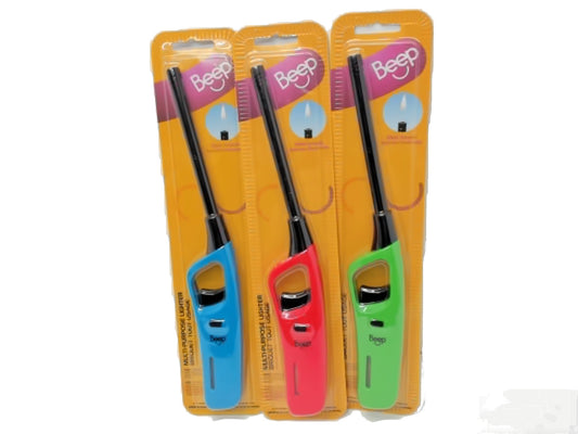 Multi-Purpose Lighter Beep Ass't Colours (PROMO)