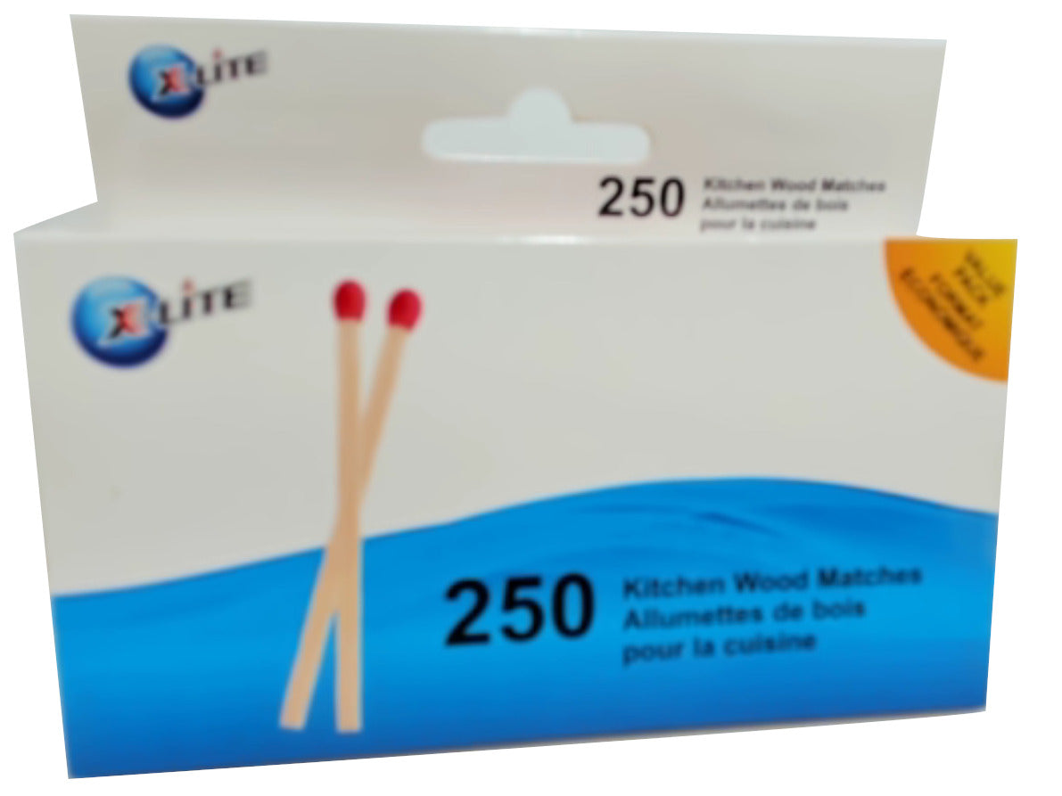 Kitchen Matches Wood 250pk. X-Lite