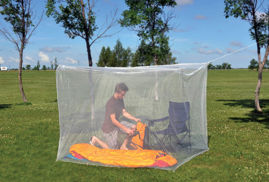 Mosquito Net White Double- 63"W, 78"L, 59"H - Additional View