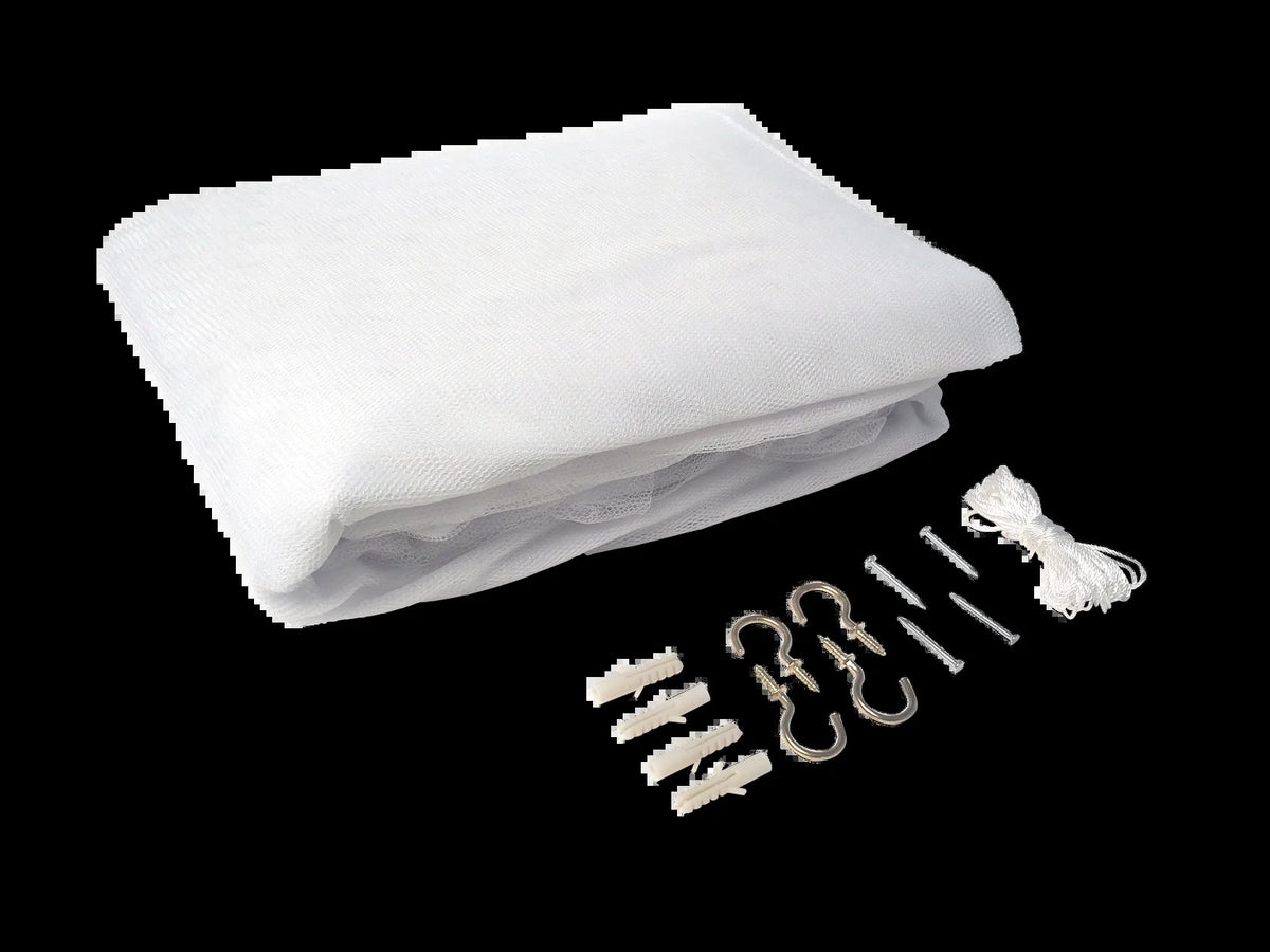 Mosquito Net White Double- 63"W, 78"L, 59"H