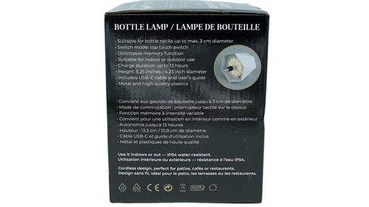 Bottle Lamp LED USB Charging White Style 1 (ENDCAP)(DISPLAY) - Additional View