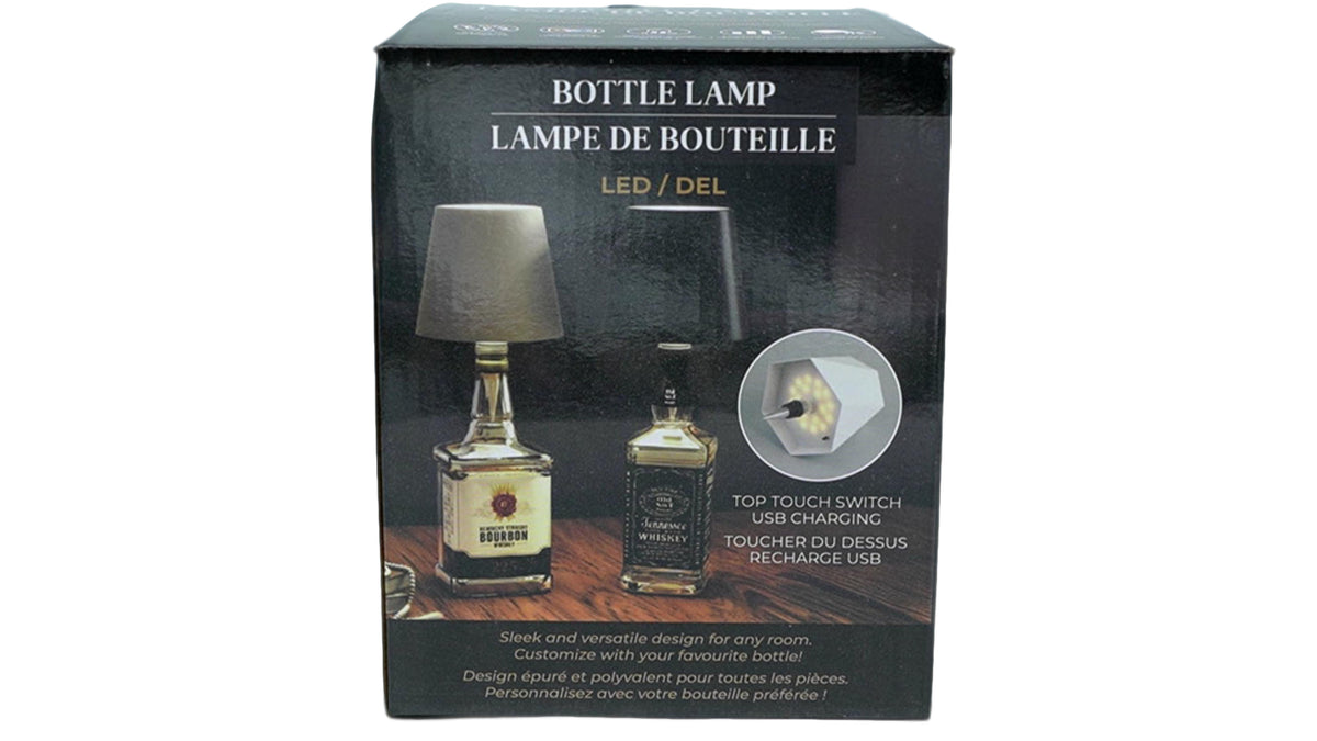 Bottle Lamp LED USB Charging Black Style 3 (ENDCAP)(DISPLAY)