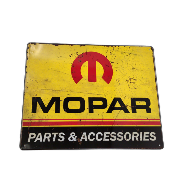 Metal Sign Mopar Parts & Accessories 12" X 15"