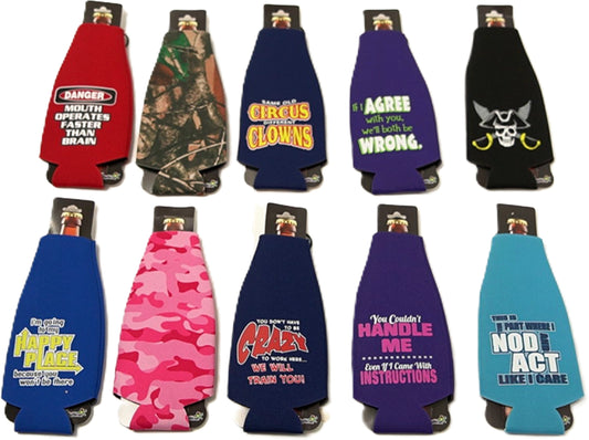 Novelty Bottle Cooler Assorted (PROMO)(Or 6/$4.99)