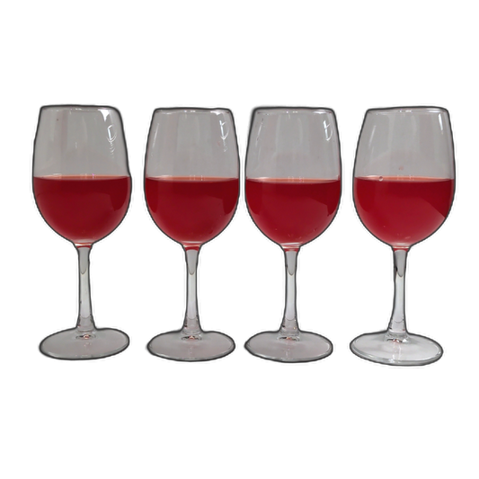 Wine Goblet 4pk. 11.7oz. Clear Glass