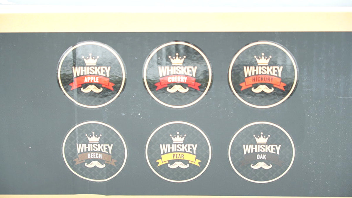 Electric Whiskey Smoker Set w/2 Ice Ball Molds & Glasses - Additional View