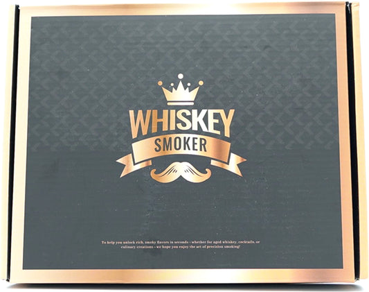 Electric Whiskey Smoker Set w/2 Ice Ball Molds & Glasses