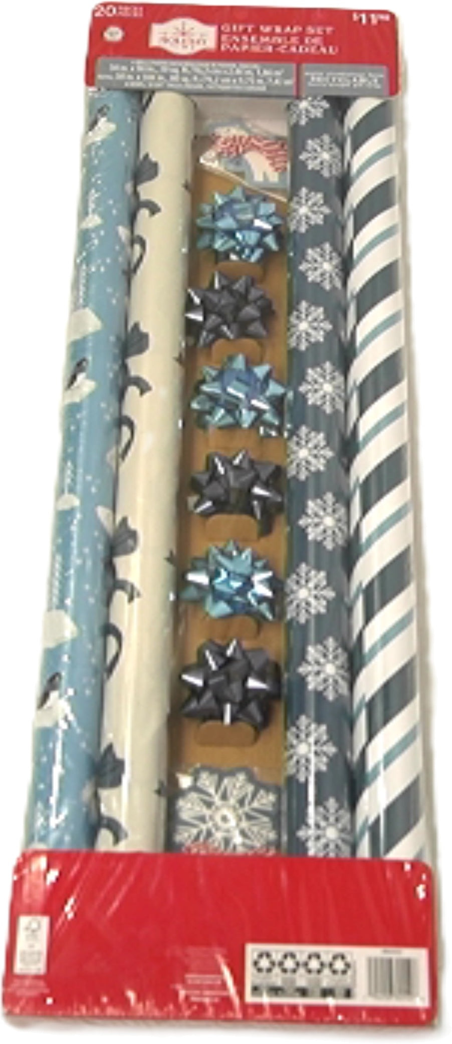 20pc. Christmas Gift Wrap Set 30" x 96" Hallmark