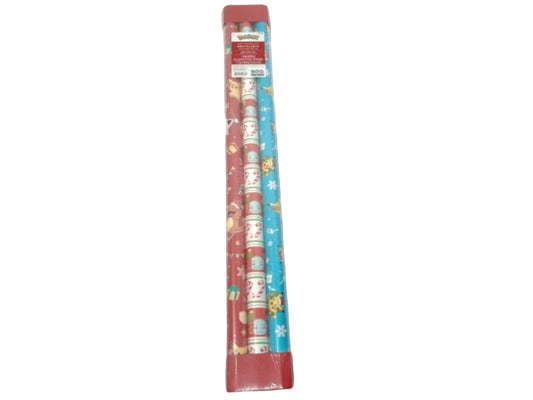 Xmas Gift Wrap 3 Rolls 60sq. ft. Pokemon Assorted (ENDCAP)